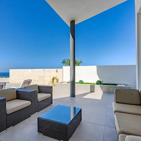 Vila Caterina, Luxury With Heated Pool Ocean View In Adeje, Tenerife
